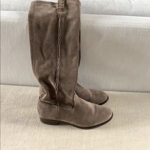Frye suede boots size 8